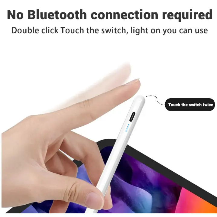 Pencil Stylus Universal Charge Multi Use Compatible for Smartphone Tablet i Pad Sam sung Xiao mi Rechargable Sensitivity 3