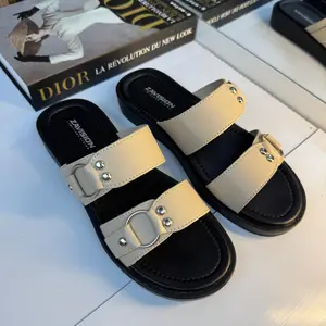 Yeka Sandal wanita platform sendal wanita wedges series Amina kekinian estetik karet shoes platform sandal wanita korea style