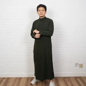 TWO-D Baju Gamis Jubah Pria Dewasa Thobe Premium