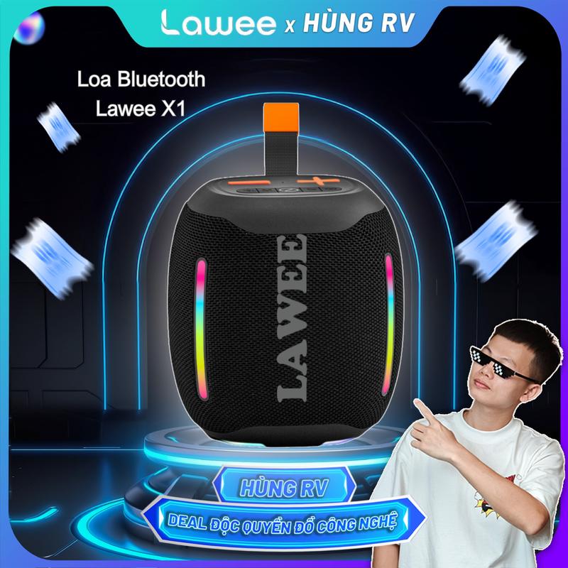    LAWEE X Hùng Review   Loa Bluetooth LAWEE X1 – Bass Mạnh  Chống Nước  Loa Ngoài Trời Cầm Tay Dã Ngoại Tiệc Bãi Biển 