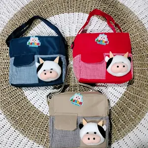 TAS Perlengkapan Bayi Boneka Sapi Bag