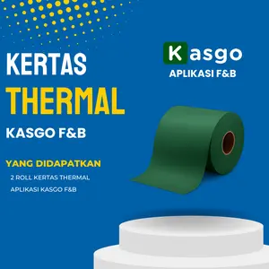 Kertas Struk Thermal Kasir F&B, Resto, Bakery, Makanan Lengkap Siap Pakai Hasil Cetak Jelas