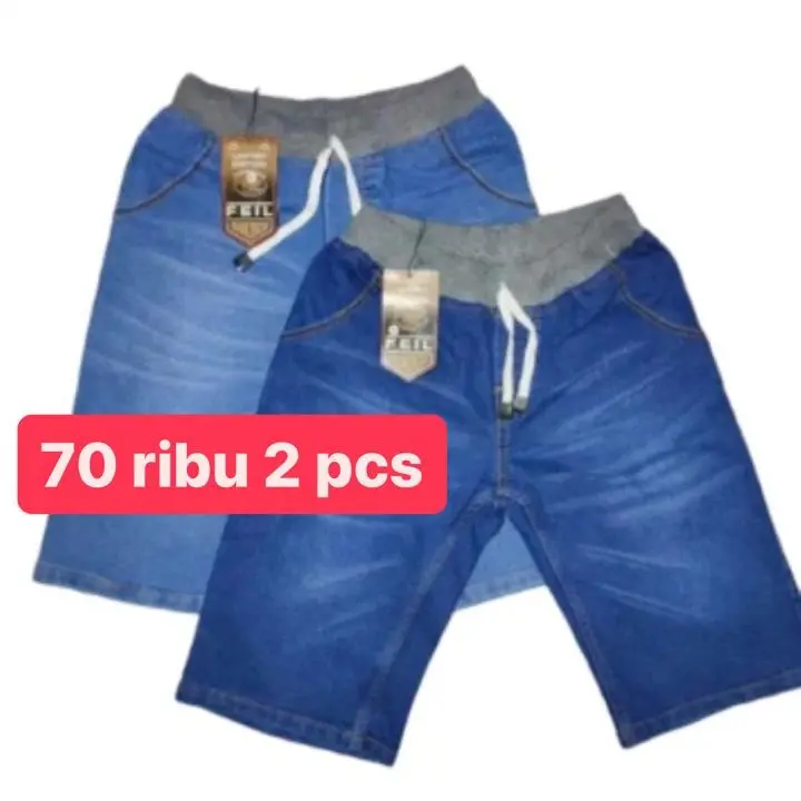 PAKET 2 PCS 70 RIBU Celana Pendek Jeans Pria Rip Kolor Terlaris ( BISA COD ) melar c3lana denim Biru Karet Hitam Nyaman Soft Muda Tebal