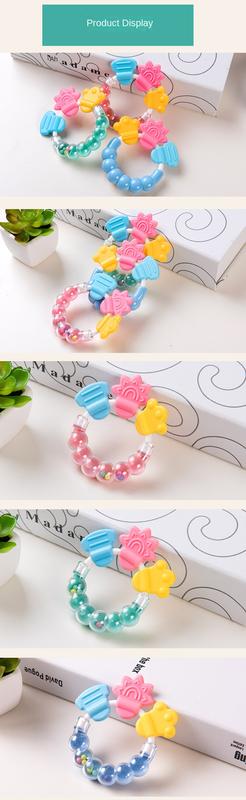 Product Introduction of Baby Bite Molar Rod Infant Silicone Gum Molar Tooth Fixer Rattle Tooth Gum 7