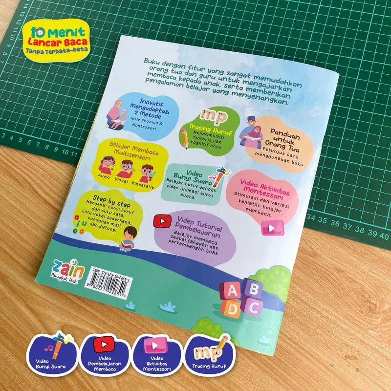 10 menit lancar membaca buku belajar cepat tanpa terbata bata anak metode montessori tk sd paud kelas 1 2 3 tahun baca 15  jago mahir original book smart book  baca modul untuk cara 8