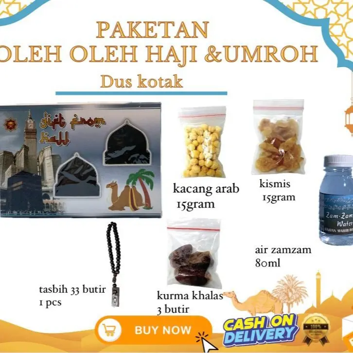 Paket hemat Oleh Oleh Haji & Umroh paket dus kotak paket hematlengkap 3