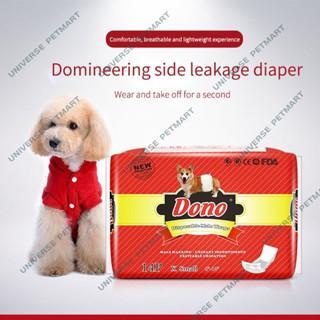 Pet Diapers Dono Male Wraps Dog All Size - Pampers Anjing Jantan 1
