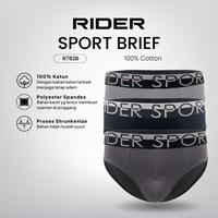 Gambar Rider Sport Brief Pria R782B Multi warna Celana Dalam Pria Box 3 in 1 100% Cotton Original Nyaman Sehari-hari - S dari Rider Authorized Medan Kota Medan 3 Tokopedia