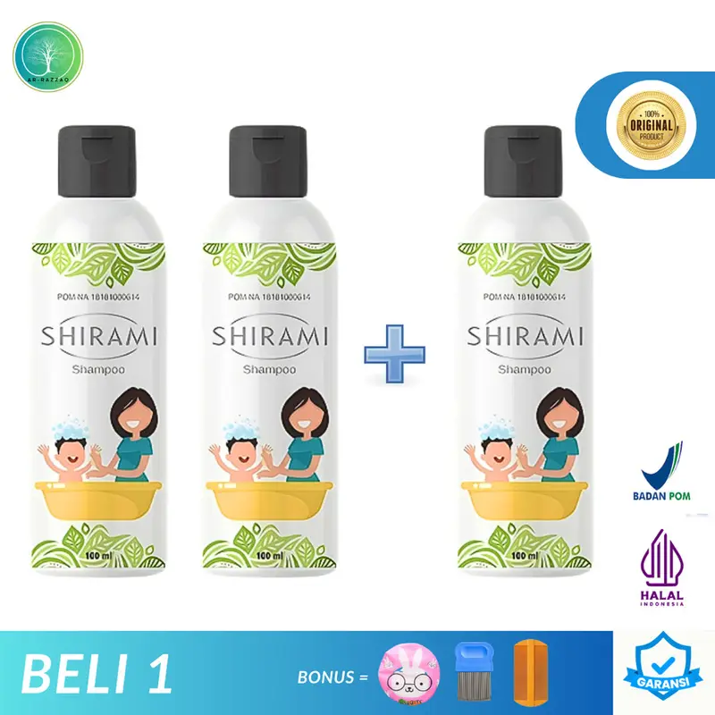 Shampo Kutu - Shampo Shirami Obat Anti Kutu Rambut Anak dan Dewasa - BELI 1 6