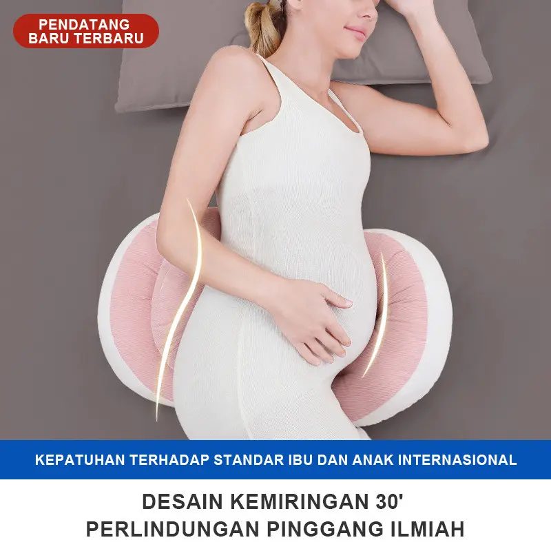 【baby face】Bantal Ibu Hamil Pengaturan bantal bagi wanita hamil  melindungi tulang belakang dan menopang perut