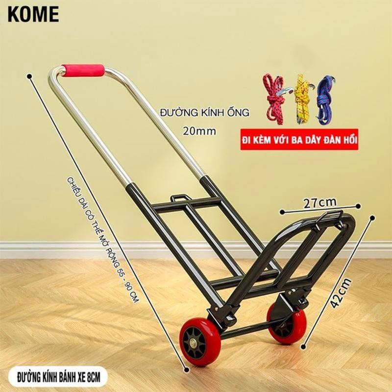  KAIDEE Xe Kéo Hàng gấp gọn  xe đẩy đi 2 bánh chợ xếp gọn 