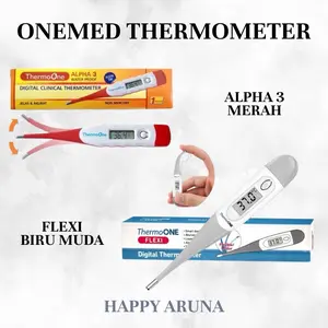 ONEMED THERMOMETER DIGITAL THERMO ONE FLEXI / ALPHA 3 | Termometer Demam Bayi Ujung Lentur