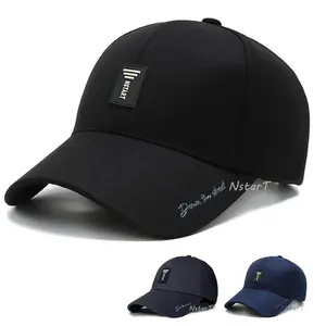 Topi Baseball NSTART Original Hat Cap Casual Sports Pria dan wanita umum Topi bisbol bergayaPria dan wanita Dewasa Black