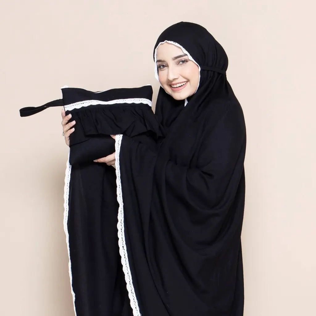 Mukena Dewasa Katun Rayon KBI Premium Polos Cantik Tebel Nyaman Dipakai