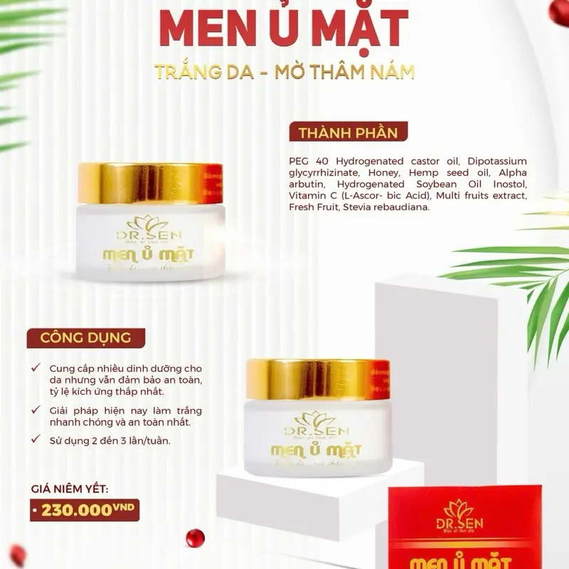Men ủ mặt DR.SEN 2
