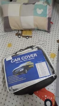 Product Review of Premium Car Cover Outdoor Protection Waterproof Sun Protection Scratch Resistant Dustproof Sarung Kereta 3 Layers All Weather Full Cover for Myvi Bezza Proton Universal Fit from 🅰** 〽**E ** 0
