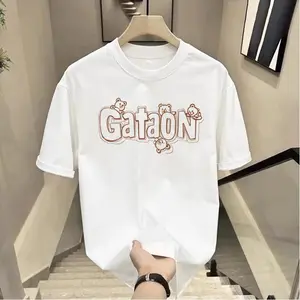 Kaos pria original T-Shirt Pria Keren Dicetak T-Shirt Tampan Pakaian Katun Berkualitas Tinggi T-Shirt Dasar Pria T-Shirt Kasual