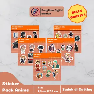 Sticker Pack Anime Sticker Case Hp Sticker Journal Sticker Helm Sticker Murah