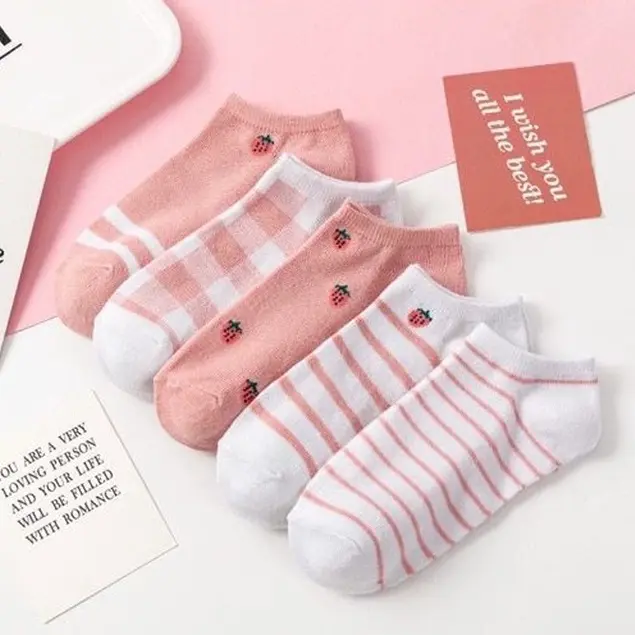 Kaos Kaki Motif Sapi Kaos Kaki Ankle Cute Socks Short Sepatu Lucu Wanita Pria Murah Import R596 1