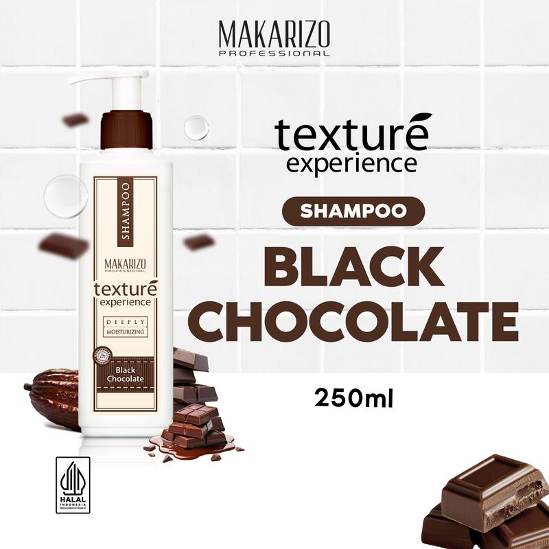 Texture Experience Journey Hair Bundle Black Chocolate untuk Rambut Kering Makarizo Professional 1