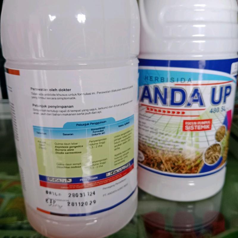 Obat rumput mati permanen ANDAUP 480SL 1000ml Tanaman 3