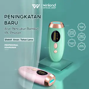 【COD】Winland Laser IPL Hair Removal | Penghilangan Bulu Semi Permanen Tanpa Nyeri | Untuk Wajah & Tubuh | Garansi 1 Tahun Resmi