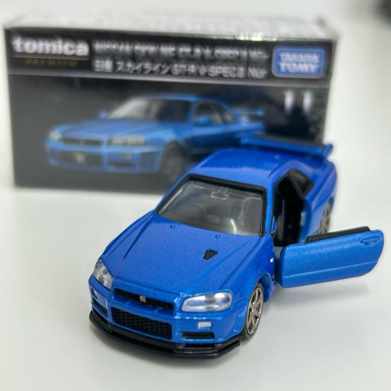 Tomika Nissan GTR R34(1:64 scale)Blue edition door can open - TikTok ...