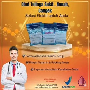 SUPLEMEN KESEHATAN UNTUK SAKIT TELINGA CONGEK DAN BERNANAH