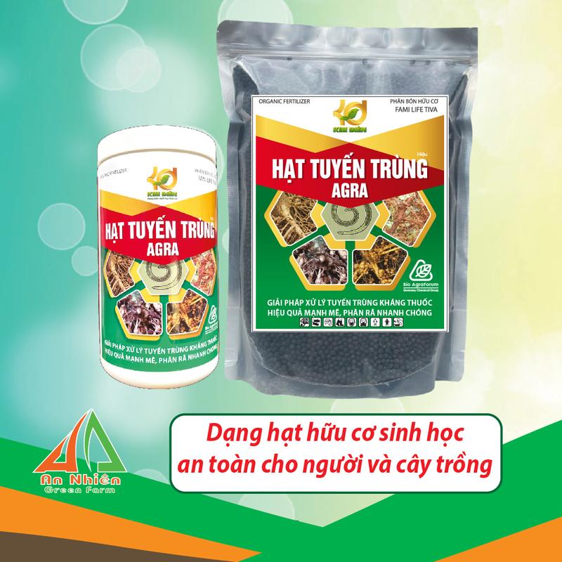 Phân Hữu Cơ HẠT TUYẾN TRÙNG | TRỊ TUYẾN TRÙNG HỮU CƠ VI SINH