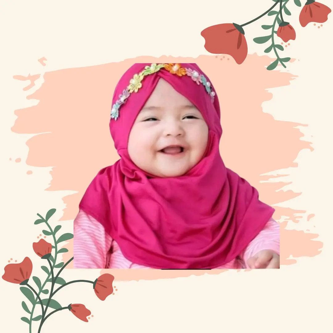 jilbab anak princess melati anak 1-2-3 tahun kerudung anak jilbab bayi