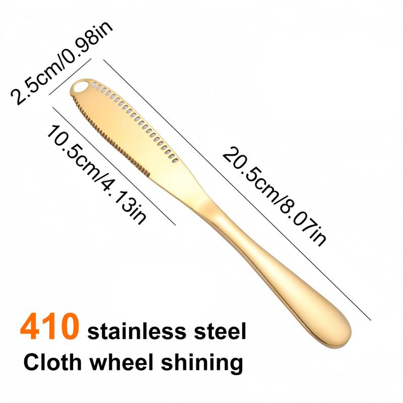 Product Introduction of 3 in 1 Stainless Steel Butter Spreader, Butter  Kitchen Gadgets cuchillo de mantequilla butter 55