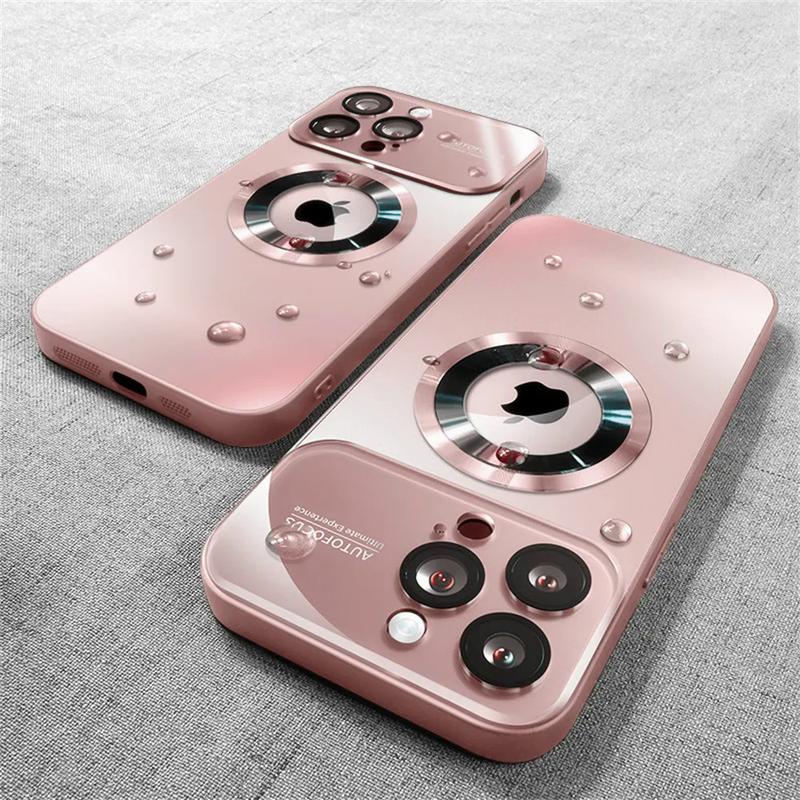 Product Introduction of Bumper matte magnetic for MagSafe Wireless Charging Case for iPhone 15 14 Pro Max 13 12 11 glass lens camera protection cover 28