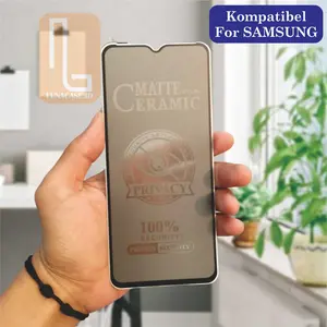 Anti Gores Spy Kompatibel SAMSUNG Tempered Glass Privacy Ceramic Pelindung Layar Lentur Ponsel TG Spy
