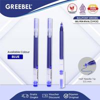 Gambar [ 6 Pulpen ] Greebel Pulpen Gel Pen GP-502 Rival Biru 0.5 (6PCS/SET) - (6PCS/SET) dari GREEBEL Kota Administrasi Jakarta Barat 4 Tokopedia