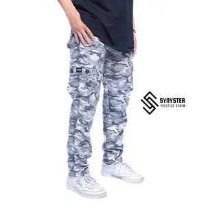 Celana Cargo Panjang Loreng Army Pants Casual Doreng Kimpul Twill - Nyaman & Tahan Lama