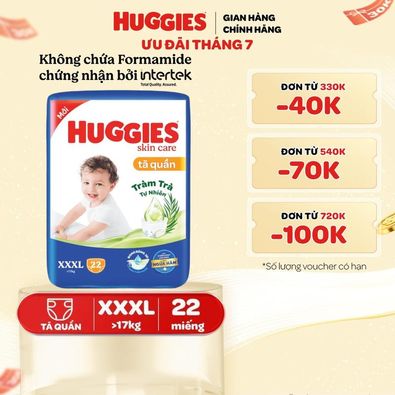 Tã quần HUGGIES SKINCARE JUMBO Size XXXL22