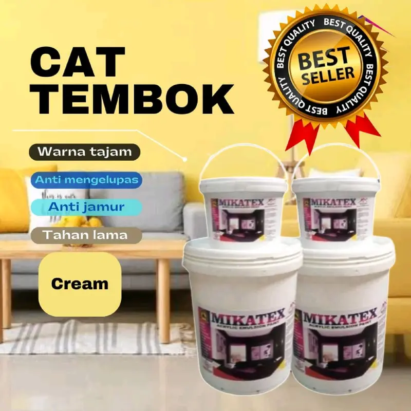 Cat Tembok 15kg Anti Mengapur,Warna Tajam, Kuat terhadap cuaca Paint 0