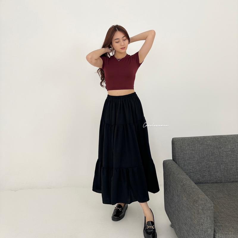 MISTY LONG SKIRT | Rok panjang wanita Airflow 7