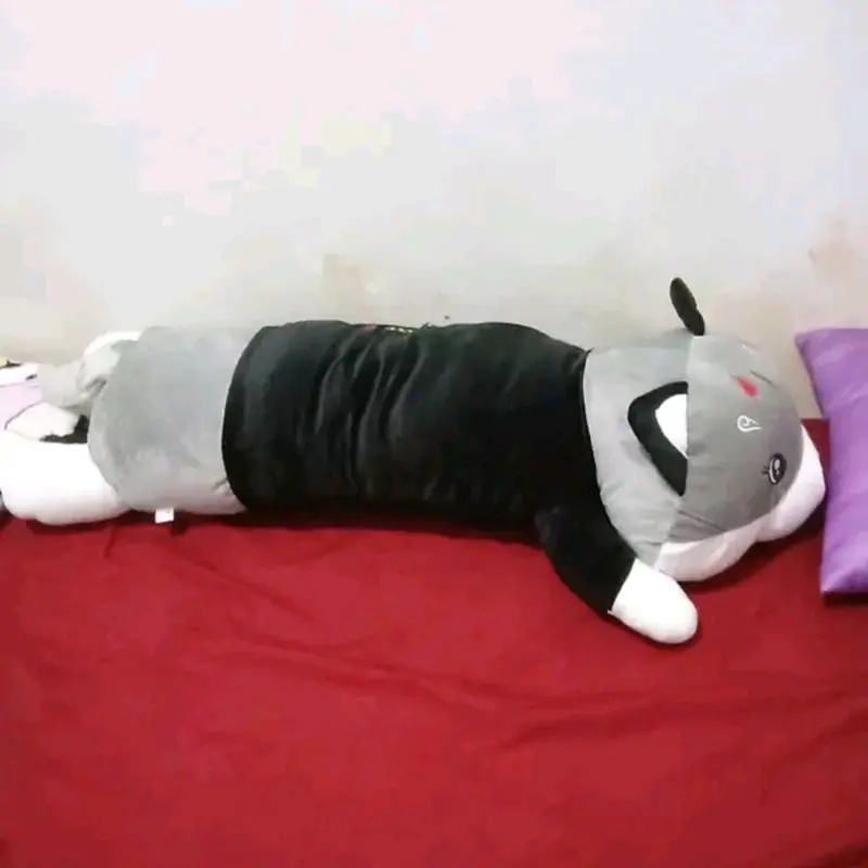 Boneka Kucing Lying Rebah Ukuran 1 Meter - Toys (1 Buah) 3