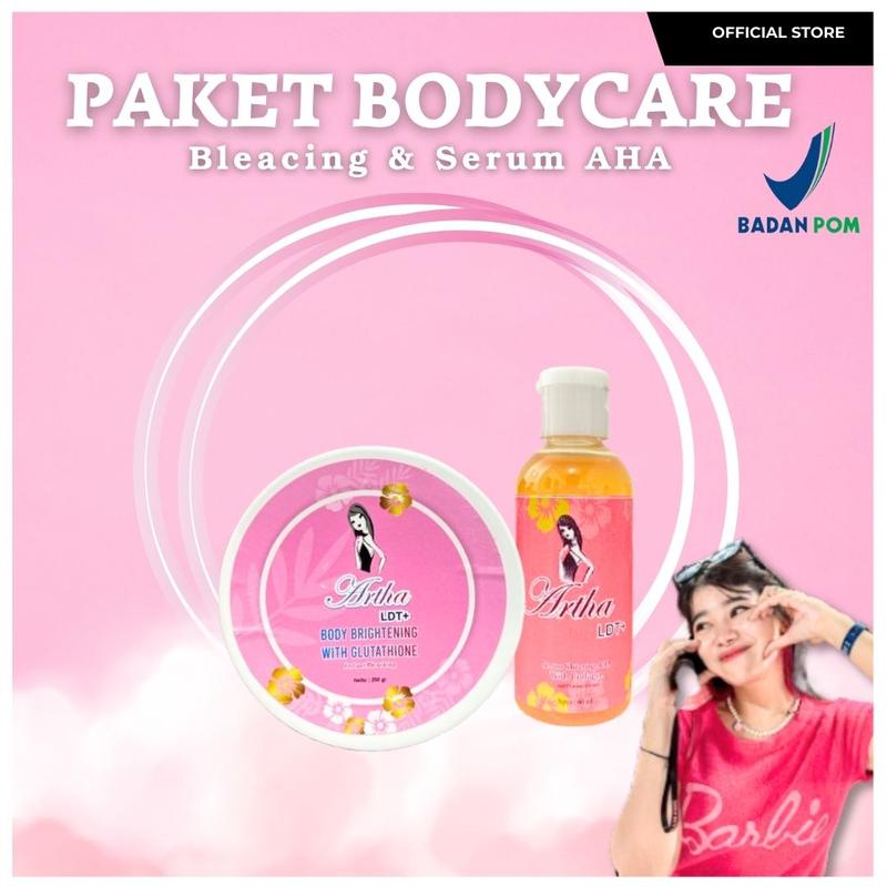 [ARTHA LDT] BUY BLEACHING + AHA BODY SERUM [BRIGHTENING WITH GLUTATHIONE & COLLAGEN]  Lightening Wanita 0