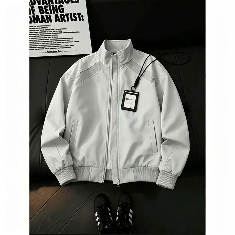 Áo Gió Bomber 2 Lớp Nam Nữ  Cản Gió Kháng Nước Cổ Đứng