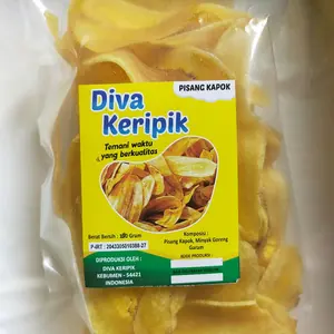 Snack murah Keripik Pisang Kepok Asin Renyahnya Bikin Nagih kemasan 100gram