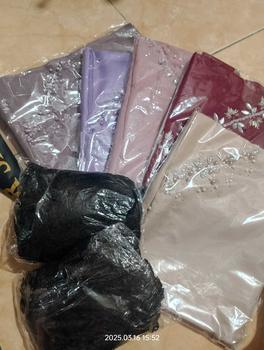 Product Review of HIJAB SEGI EMPAT PAYET SINAR GLOWING LASERCUT / HIJAB SEGI EMPAT MEWAH / HIJAB PESTA / HIJAB SINAR GLOWING LASERCUT from D**t e**n 1