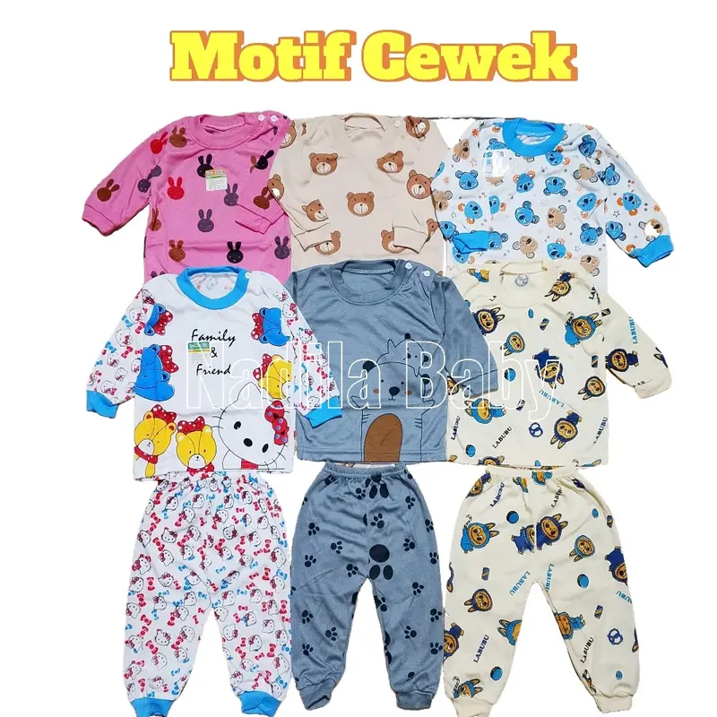 (FREE JAKET)- 100RiBUAN DAPET 7stel panjang/pendek usia 3-18 bulan 2
