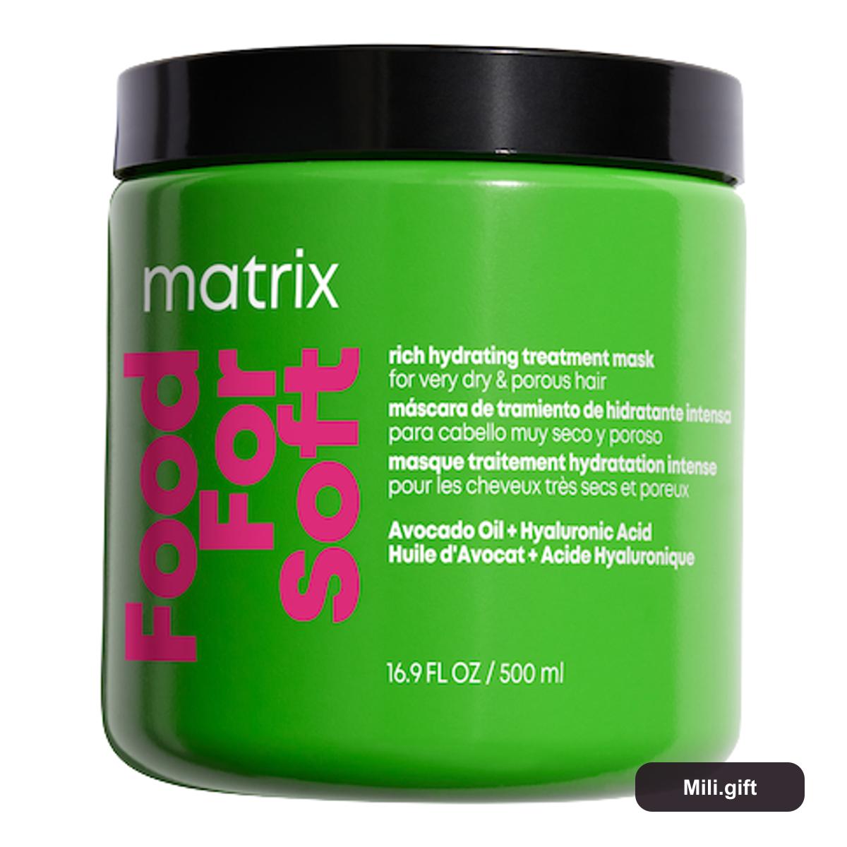 Dưỡng Và Phục Hồi Tóc Matrix Food For Soft Rich Hydrating Treatment Mask 16.9 fl oz / 500 ml