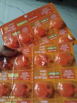 Product Review of Find it Store - Makarizo Hair Energy VITAGLITZ Hair Keratin Serum ROYAL JELLY | ALOE MELON 6 x 1 mL | NEW 20x1ml | Hair Serum / Serum Rambut / Vitamin Rambut / Serum Perawatan Rontok Treatment Berminyak Catokan Haircare Kering from S** 2