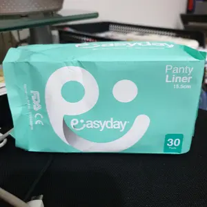 Easyday Pantyliner – 15.5 cm – 30's | Pembalut Wanita Non Wings Premium Cotton and Anion Strip | Pantyliner Umroh