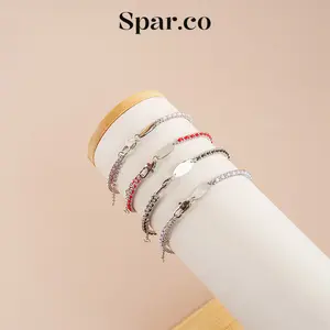 [1.1 Diskon Spesial Tahun Baru] Spar.co Gelang Tali Merah Dengan Custom Laser - Gold or Silver Couple Bracelets Custom With Laser SP-AAD1231 Promo Unlimited