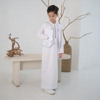 Gambar Kawan Muslim - Jubah Gamis Thobe Anak Bordir + Rompi Vest 2in1 Setelan Baju Muslim Anak Laki Laki Terbaru Modern - Hitam, 12 dari Kawan Muslim_NEW Kota Banjar 5 Tokopedia