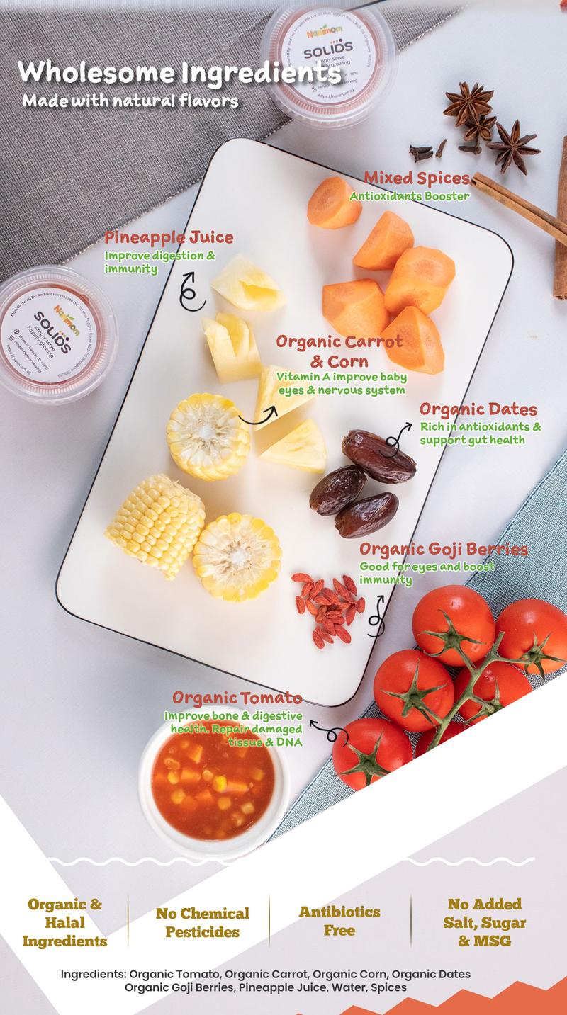 Product Introduction of Nanimom Baby Sweet & Sour Sauce, No Added Salt & Sugar, 90gx2 12